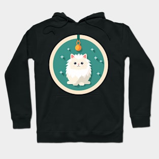 Persian Cat Xmas  Ornament, Love Cats Hoodie